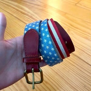 Smathers and Branson American Flag Belt, size 38